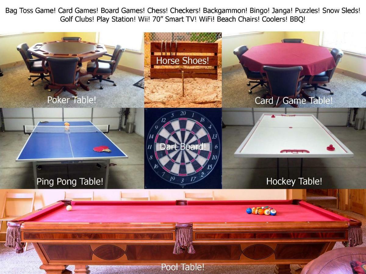 5-Star Luxury Tahoe Cabin! Great Location! Pool Table!Darts! Poker! Ping Pong! Games! South Lake Tahoe Kültér fotó